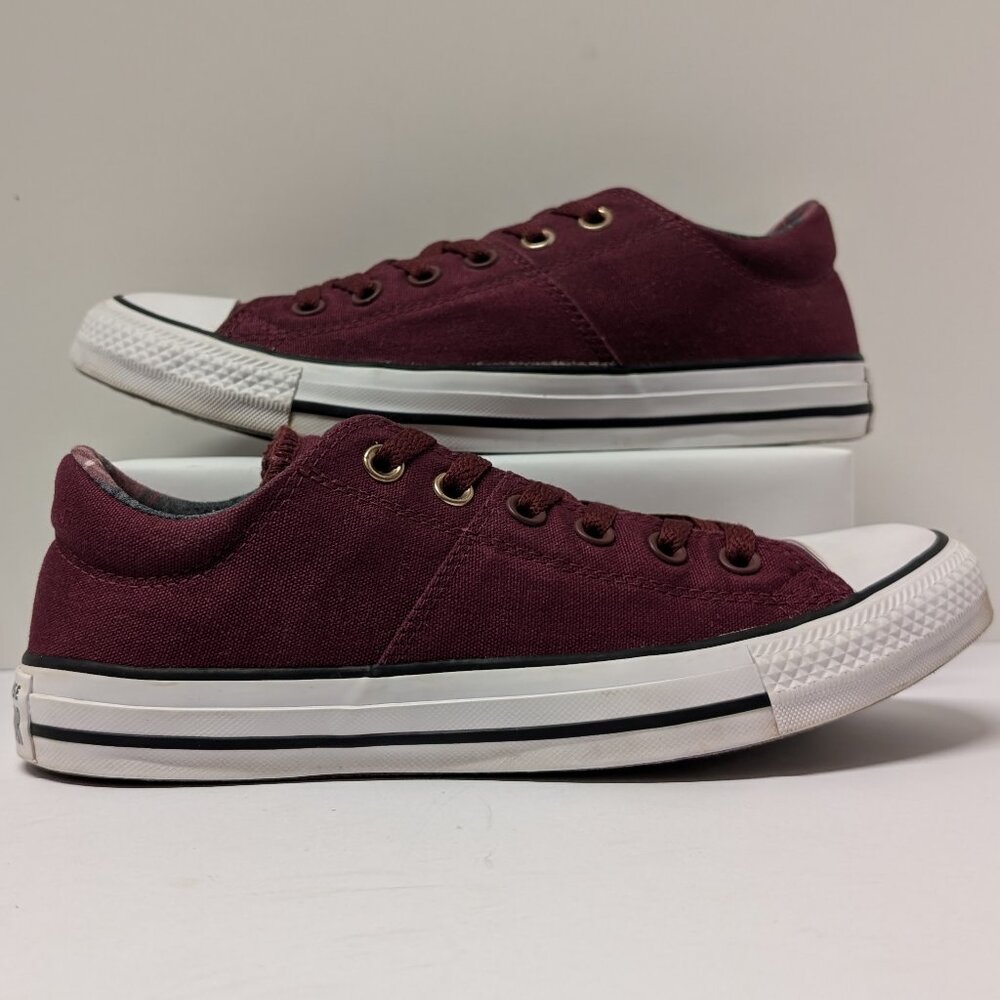 Converse 561739F Women's Madison Ox Low Top Sneaker in Dark Burgundy - Picture 10 of 16